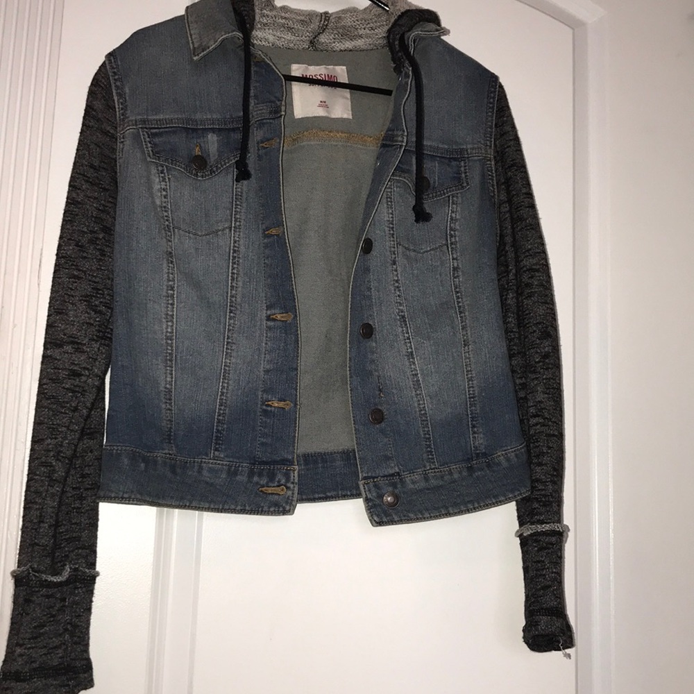 Hooded Denim jacket